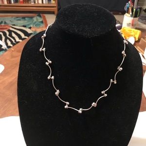 Sterling silver necklace.